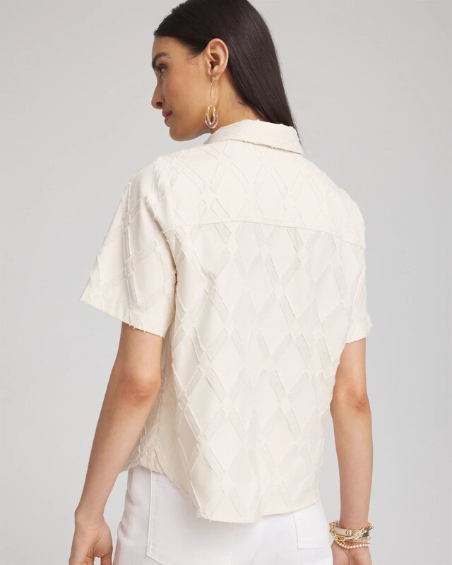 Diamond Jacquard Shirt - image 3
